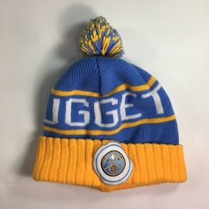 Denver Nuggets Mitchell & Ness Pom Beanie